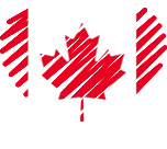 Logo of topdatingsites-ca.com - Canada, Heart Shaped Image of Canada flag.